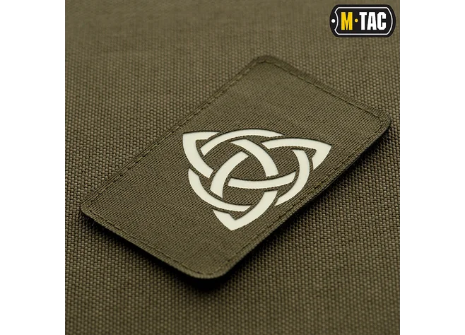 Нашивка M-Tac Трикветр Laser Cut Ranger Green/GID  Фото 2